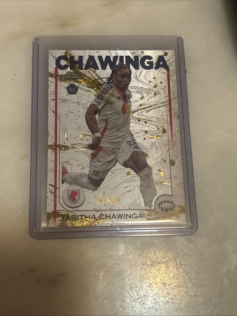 2024-25 Topps Chrome UEFA Women's Tabitha Chawinga Rookie Roman Numerals /XI /11