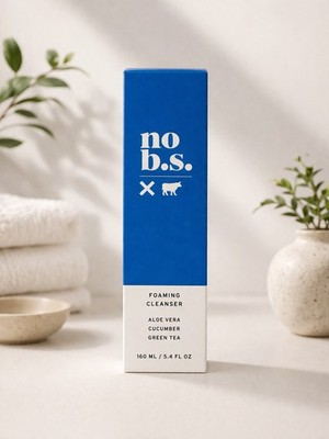 No B.S. Foaming Cleanser 5.4oz Aloe Vera Cucumber Green Tea Gentle Face Wash