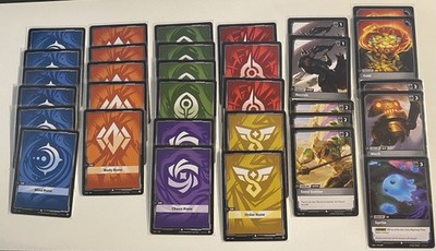 Riftbound Origins/ Spiritforged Rune Cards / Token Units Set Sleeved