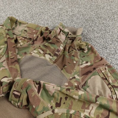 US Army Combat Shirt Mens M Green Multicam OCP Camo FR Flame Fire