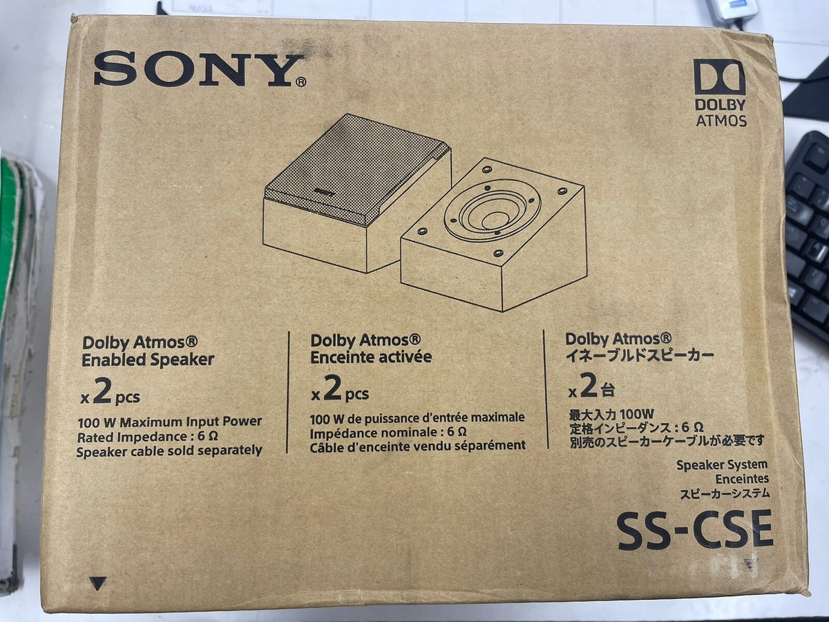 Sony SSCSE Dolby Atmos Speakers - Black for sale online | eBay