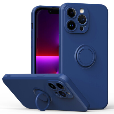 For iPhone 15 Pro 14 Plus 13 12 11 Shockproof TPU Ring Stand Magnetic Case