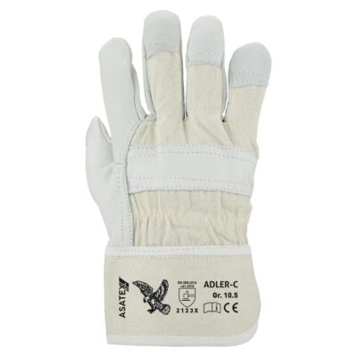 Arbeitshandschuhe Leder Adler C Handschuhe robuste Lederhandschuhe Gr. 10,5 CAT2