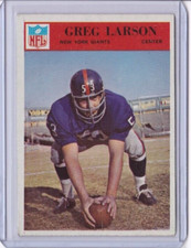1966 Philadelphia Football #124 GREG LARSON New York Giants IDBB