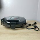 Gotham Steel Dual Electric Sandwich Maker And Panini Grill Black Tested & Works