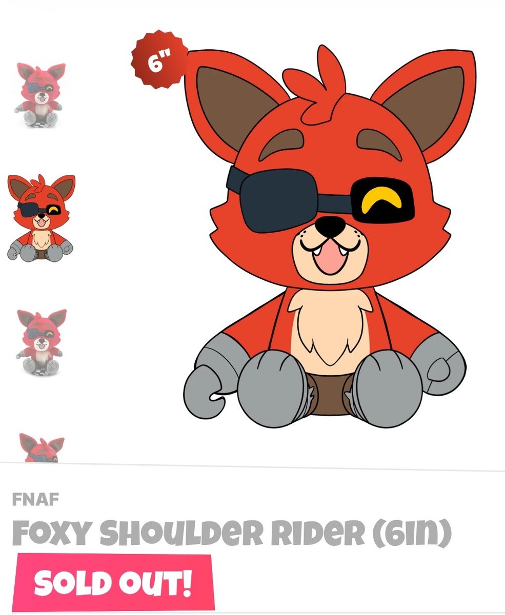 Youtooz * Five Nights at Freddy's Foxy Shoulder Rider 6
