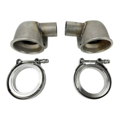 3'' Vband 90 Degree T4 Turbo Stainless Cast Elbow Adapter Flange WG Tube Welded