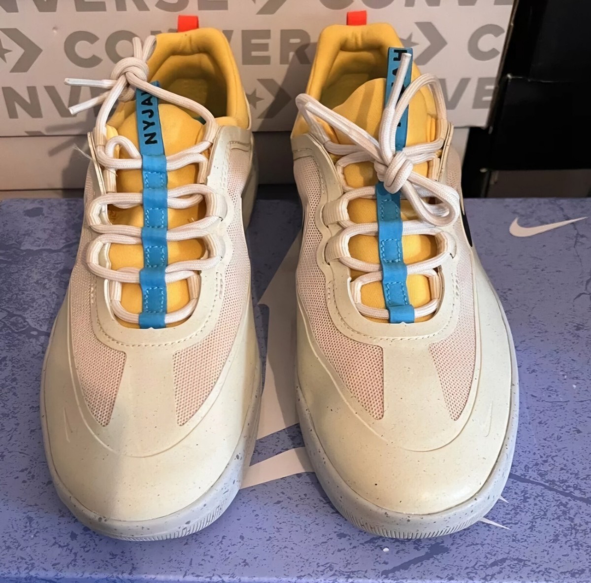 Size 7.5 - Nike Nyjah Free 2 SB Beach Topaz Gold | eBay