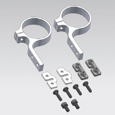 PV1719 Thunder Tiger E820 Servo-Halter für Heck-Rohr, Alu CNC, Set TRA^