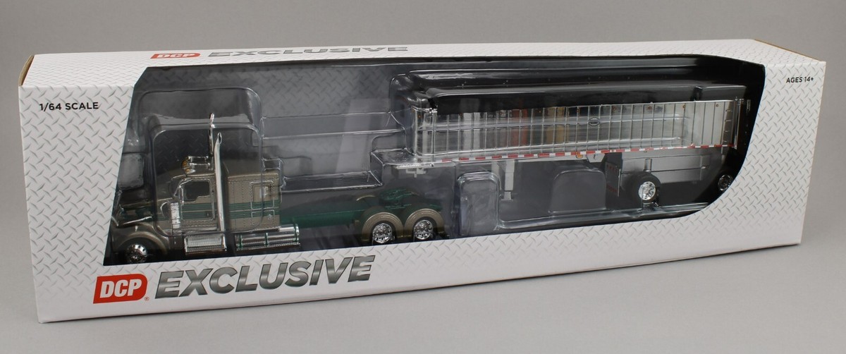 DCP 1:64 *D&D HAULING & EXCAVATING* Kenworth W900L CHROME MAC COAL