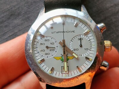 POLJOT Sturmanskie Vintage Okean 3133 Chronograph Mechanische Herrenuhr