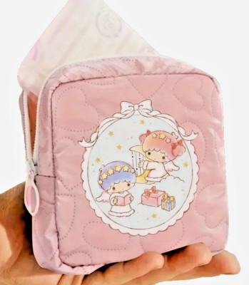 Sanrio Little Twin Stars wasserdichte Aufbewahrungstasche tragbar Kulturbeutel Organizer Etui