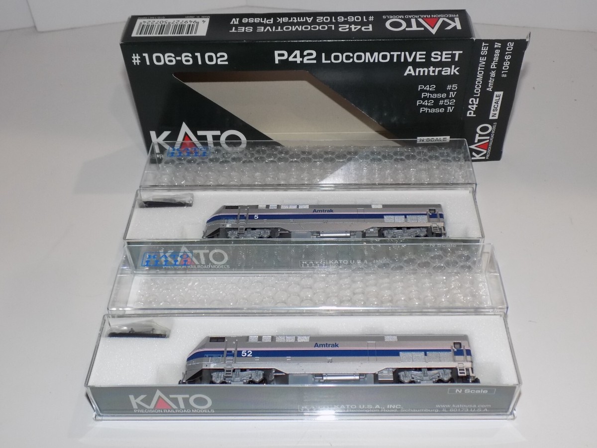 KATO N Scale Diesel Locomotive Set P42 Amtrak Phase IV #106