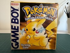 POKÉMON VERSIONE GIALLA GIALLO NINTENDO GAME BOY SPECIALE EDIZIONE PIKACHU