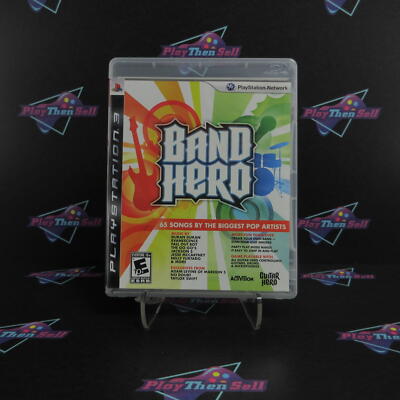 Band Hero Software Only PS3 PlayStation 3 Complete - 1 Year Warranty EX Cond