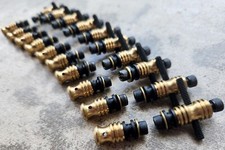 10 Brass Tattoo Machine Binding Post Sets Complete Washers Screws Forward Tattoo
