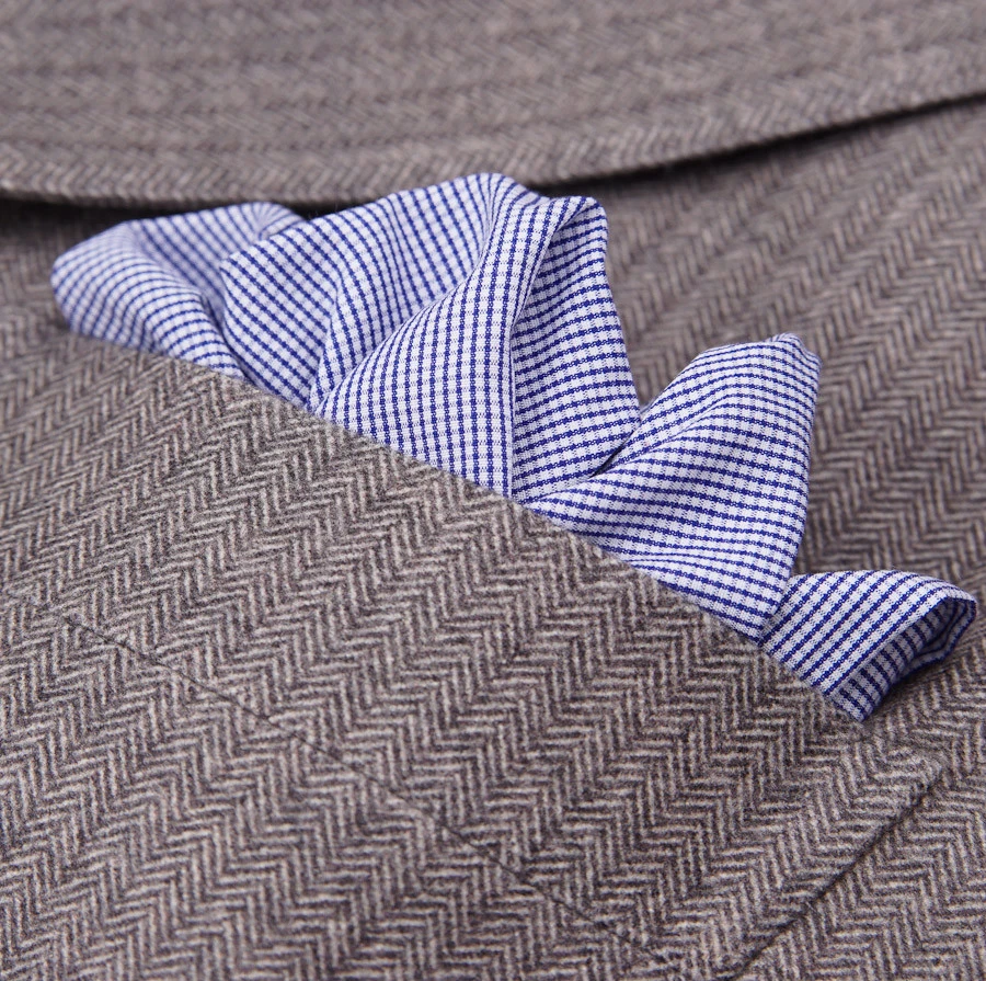 NUEVO CON ETIQUETAS $2995 SARTORIO NAPOLI por KITON Avena Espiga Lana Abrigo Deportivo Delgado 42 R Foto 3 de 4