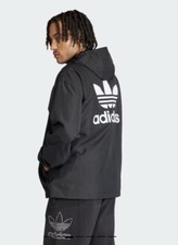 Adidas Trefoil WB IR9852 F Zip Blk Men  s Size MEDIUM Loose Fit