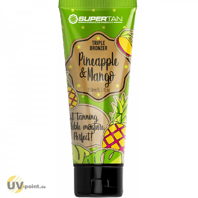 SuperTan PINEAPPLE & MANGO Triple Bronzer 150ml SolariumKosmetik Bräunungslotion