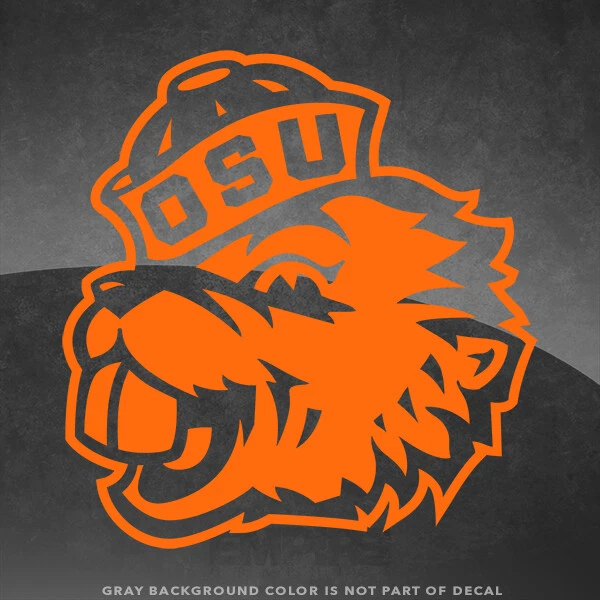 Oregon State Beavers Benny OSU Vinyl Decal Sticker - 4" and Up - More Colors - Image 2 of 4