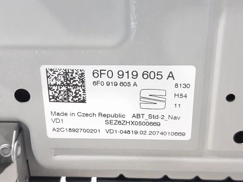 6F0919605A Schermo Multifunzione per SEAT ARONA (KJ) Style 6943792 - Foto 3 di 4