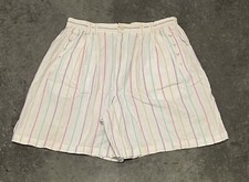 Women  s Vintage Chaus Sport Pleated Shorts Adult Size 12