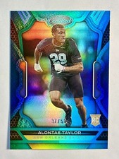2022 Panini Certified Teal Mirror /50 Alontae Taylor New Orleans Saints RC #186