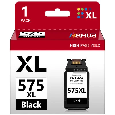 HEHUA Noir Cartouches pour Canon PG575XL PIXMA TS3550i TS3551i TR4750i TR4751i