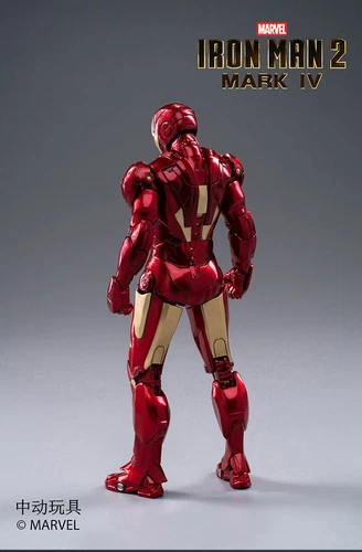Xmas Gift ZD Marvel IRON MAN 2 MK4 Mark4 Action Figure Toys Avengers Heroes 7" - Picture 8 of 8