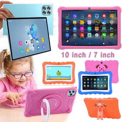 7in 10in Kids Tablet PC Android 12 Education 64GB Pad Dual Camera Octa Core Gift