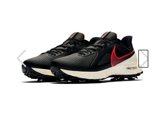 Nike React Infinity Pro Golf Shoes Size 10 Black Red White CT6621