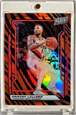 2019 Panini National VIP Gold Party Damian Lillard Tiger Stripe Prizm SSP RARE