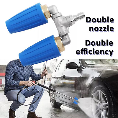 #ad Pressure Washer Turbo Nozzle 2.0 Orifice Quadruple Turbo Nozzle Rotating I1Z4 $24.21