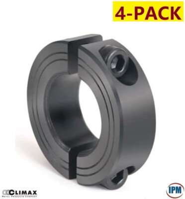 4-PACK! BRAND NEW! G2SC-168-B Climax Metal 1-11/16'' ID 2-PC STL Clamp Collar, BO