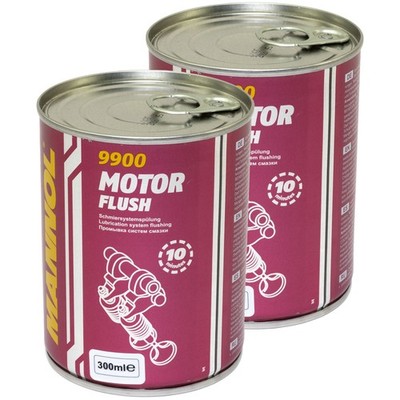 MANNOL Motor Flush Reiniger 2x 300 ml Motorspülung  Motorreiniger Ölschlamm