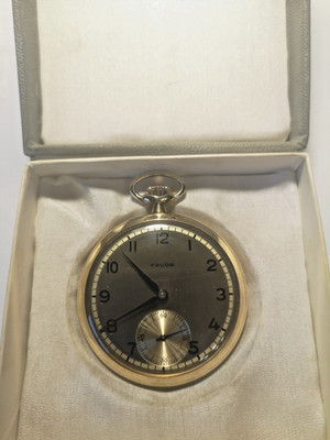 Sehr schöne Vintage Taschenuhr Favor , Lepine, 14K Gold, Schätzle und Tschudin
