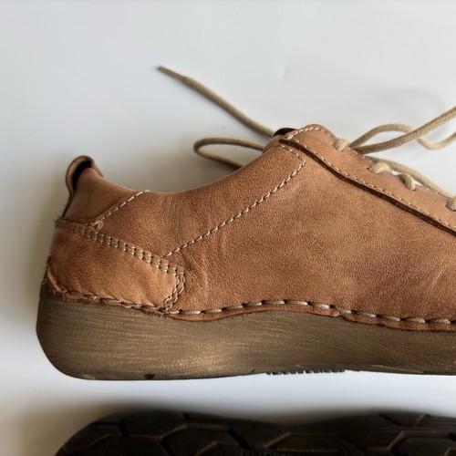 Josef Seibel Fergey 56 Soft Hand Stitch Womens US 6.5 / EU 37 Cognac Wild Tan - Picture 9 of 21