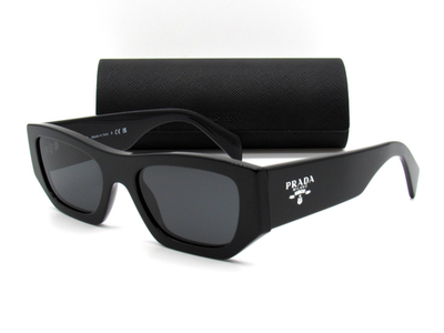 Prada SPR A01 Sunglasses Black / Grey Lenses Made in Italy  display picture 2