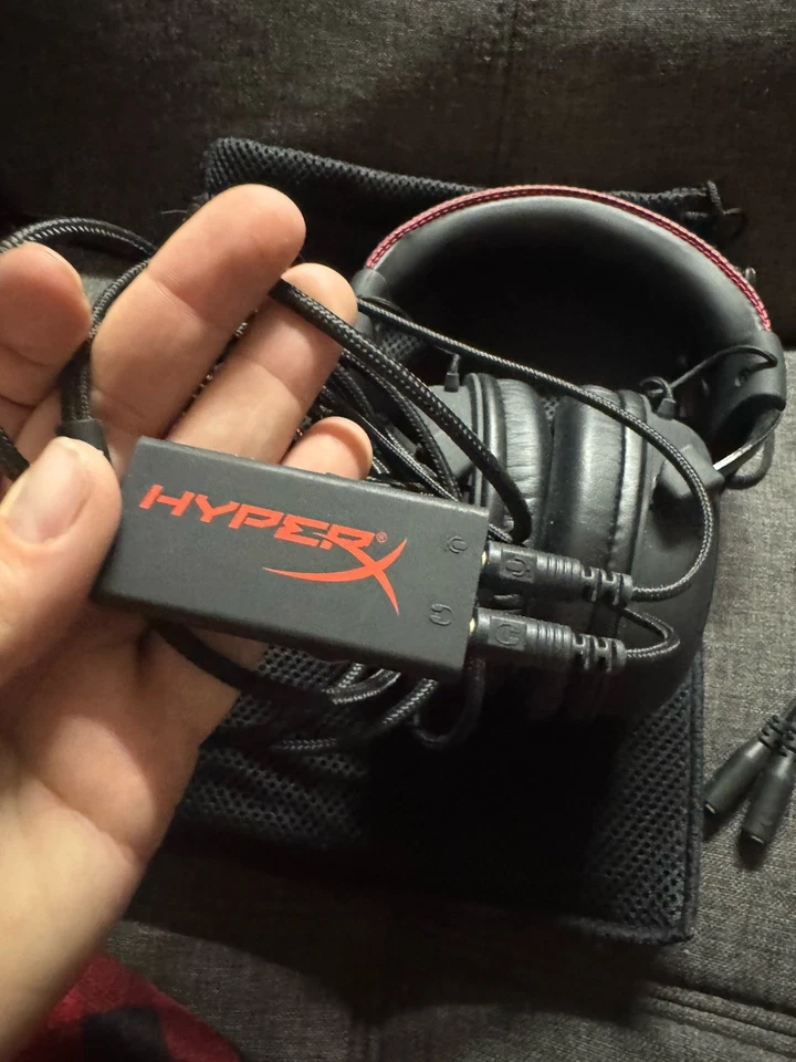 Auriculares para juegos Kingston HyperX Cloud USADOS - KHX-H3CL/WR Foto 4 de 4