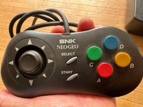 SNK Neo Geo CD Console Main Unit 2 Controllers AC Adapter AV Output WORKING WELL