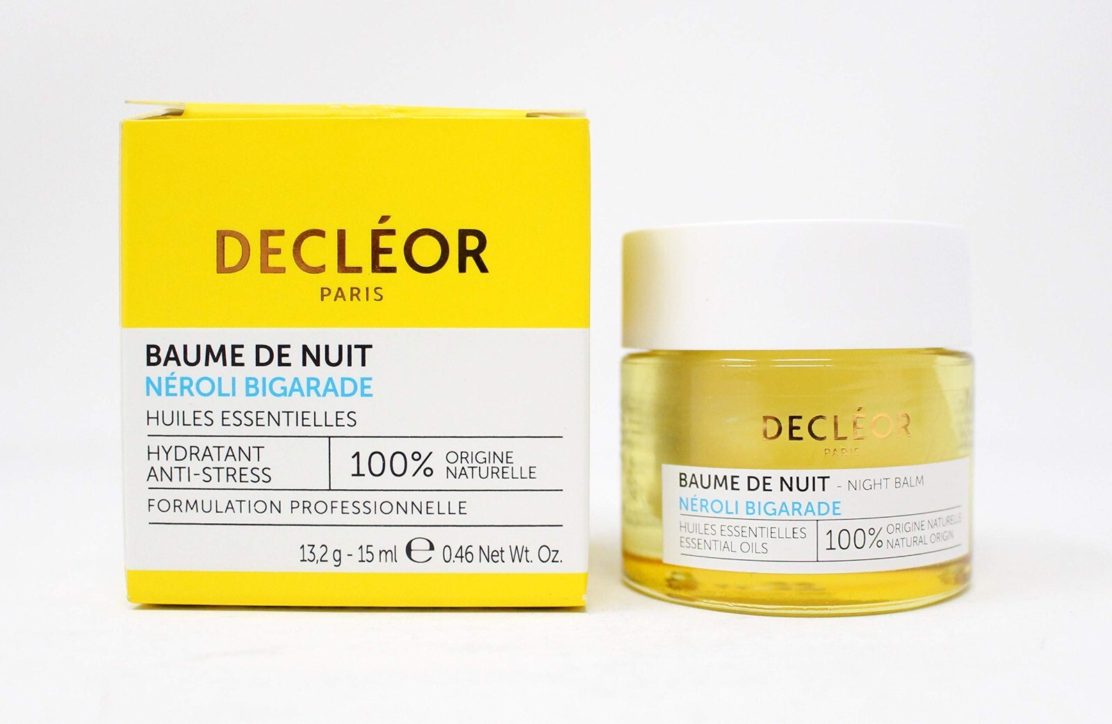 Decléor baume de nuit néroli 15ml pour votre rituel bien-être du soir contre le teint terne