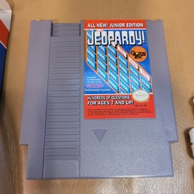 Jeopardy Junior Edition Nintendo NES Complete in Box CIB