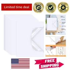 Versatile 5.5x8.5 Matte Sticker Paper - 40 Sheets for Inkjet & Laser Printing