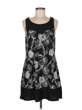Studio Donatella Women Black Casual Dress L