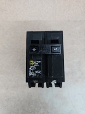 Schneider Electric HOM24 120-240V 40A 2 Pole Unit Circuit Breaker SEE PICS