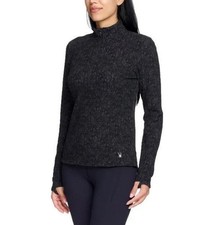 SPYDER ACTIVE Fleece 1/4 Zip Pullover Black - L