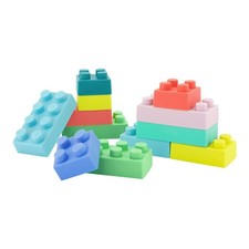 Infantino Super Soft Building Blocks, Easy-to-Hold for 12-Piece Set, Multi