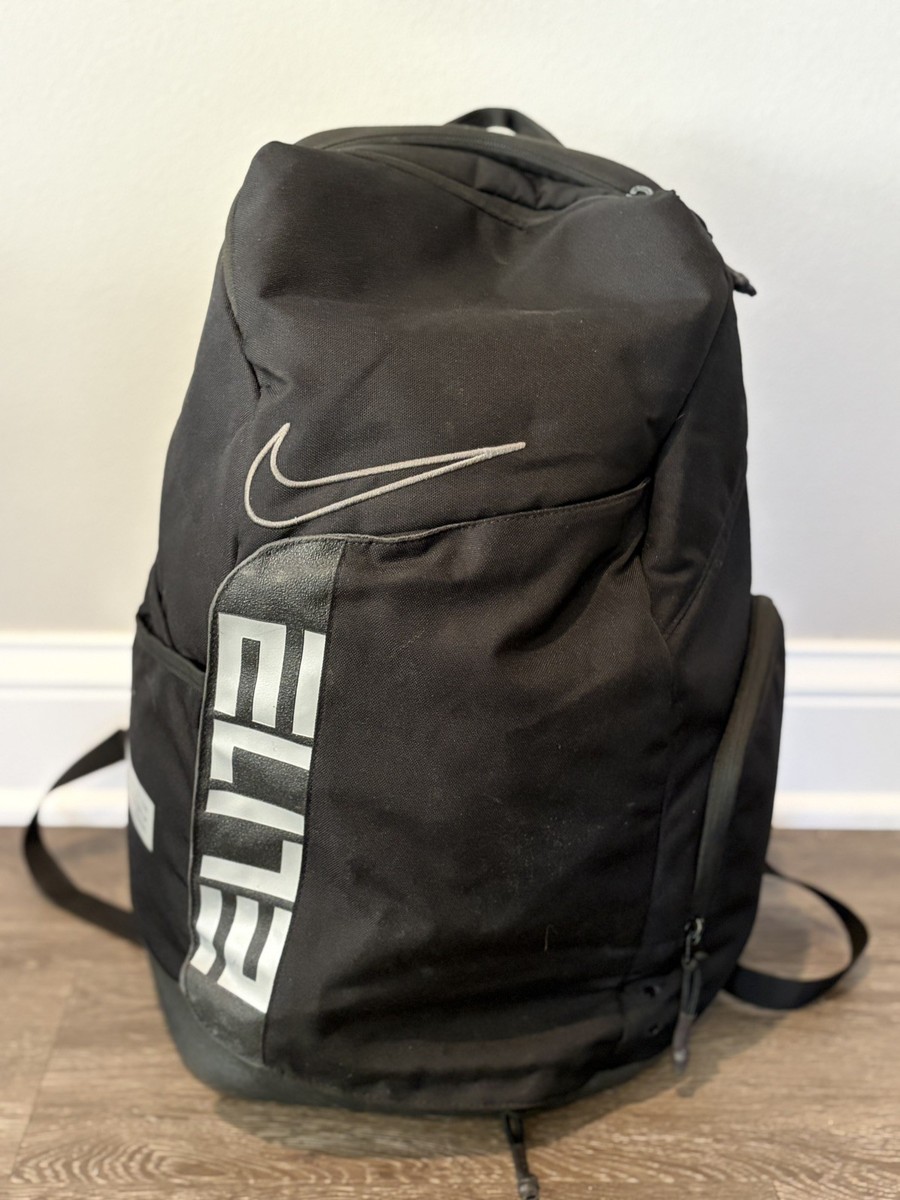 Nike Elite Pro 32L Basketball Backpack Black and Grey BA6164-014