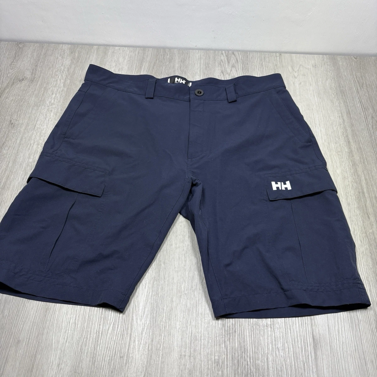 Helly Hansen Hh Men's Qd Cargo Shorts Short Grey Fog, 32 EU