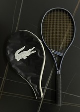 Racchetta da tennis Lacoste Vintage Carbon fiber - Made In Belgium - custodia